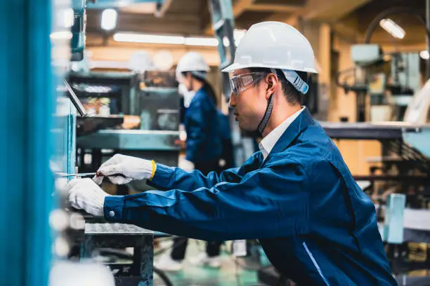 Treinamento em operação de máquinas